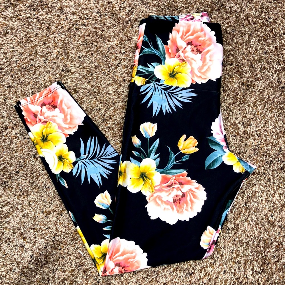 Onzie High Basic Midi Leggings - Floral